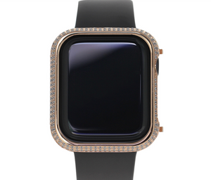 Apple Watch 18kt Rose Gold Crystal Watch Face - Series 4 - 8